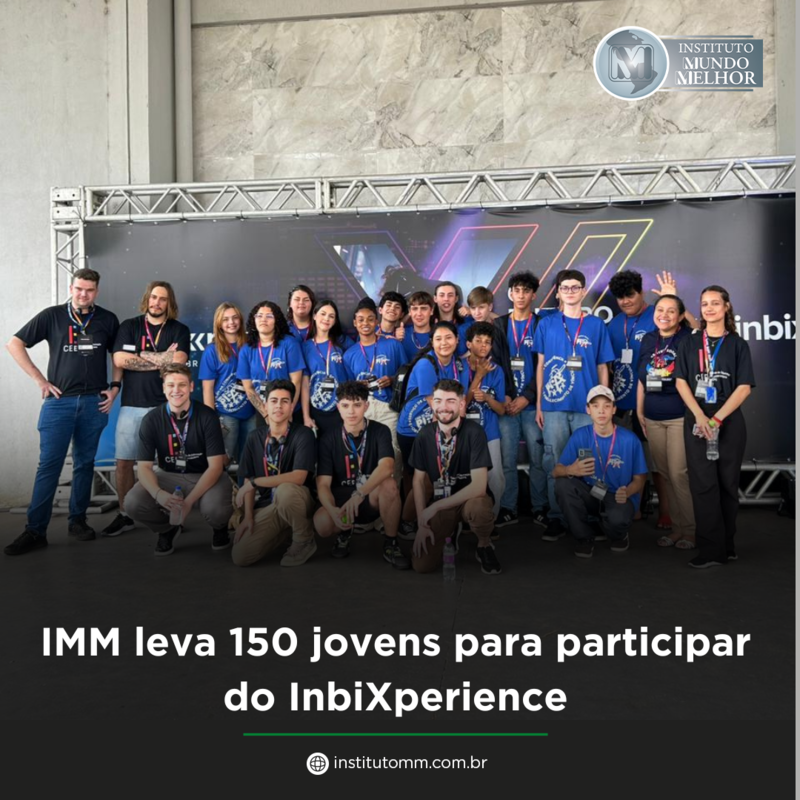 IMM leva 150 jovens para participar do Inbixperience